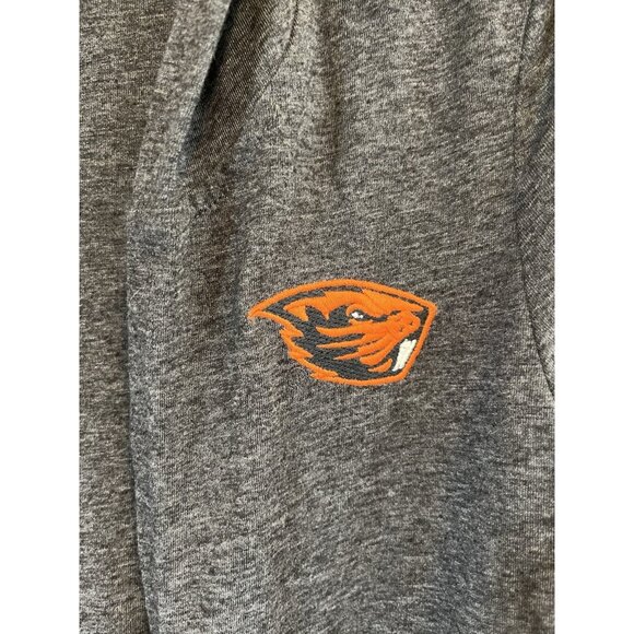 Colosseum Women’s NWT Large Gray Beavers Hooded Open Cardigan Sweater - Picture 3 of 9